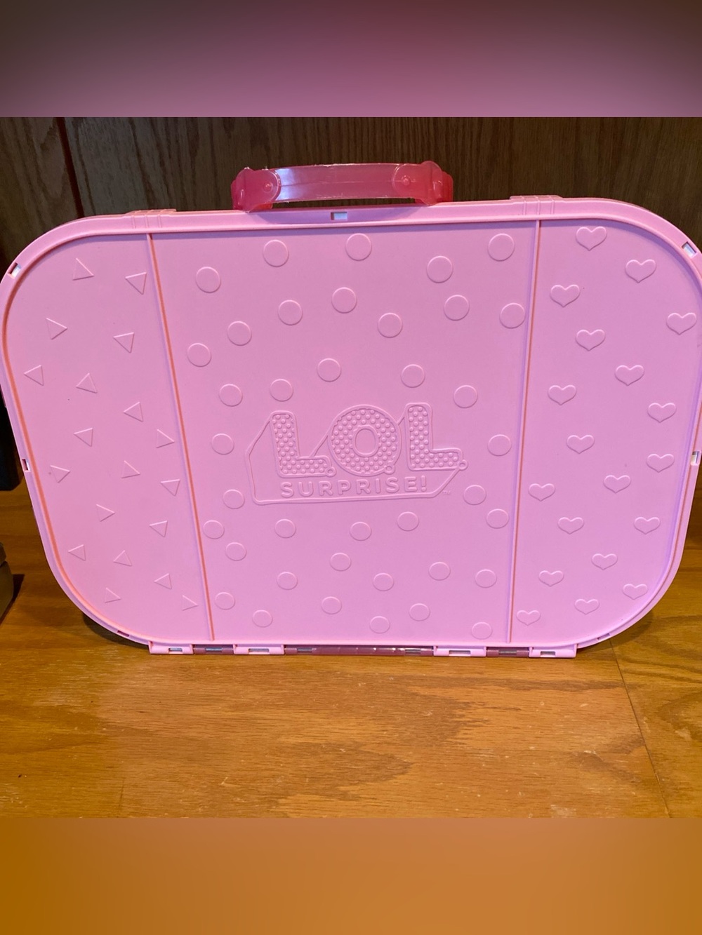 L.O.L SURPRISE Fashion Runway Pink Doll Storage Carrying Case